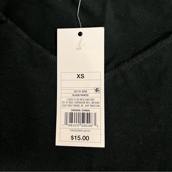 4/$20 NWT Wild Fable Long Sleeve Black Cropped Top Size XS - Picture 7 of 8